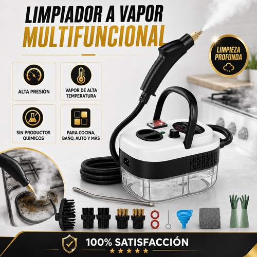 Limpiador Vapor Eléctrico PRESURIZADO