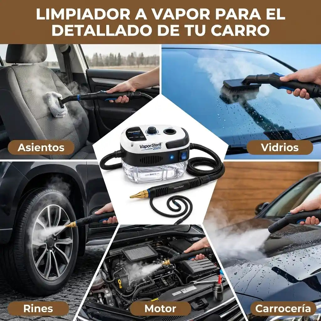 Limpiador Vapor Eléctrico PRESURIZADO