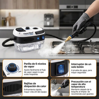 Limpiador Vapor Eléctrico PRESURIZADO