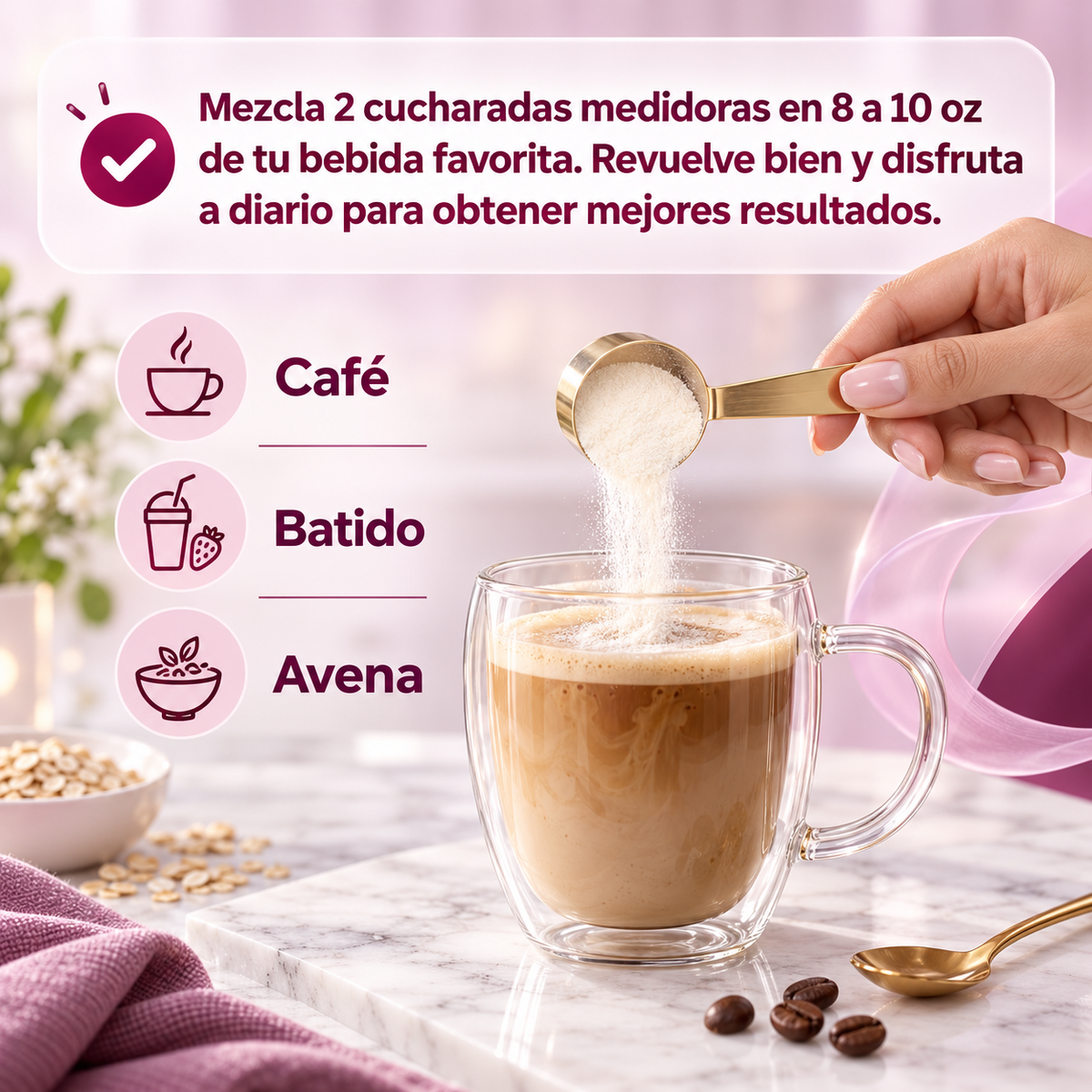 MULTICOLÁGENO EN POLVO PREMIUM – 5 Tipos de Colágeno con Biotina, Vitamina C y Ácido Hialurónico